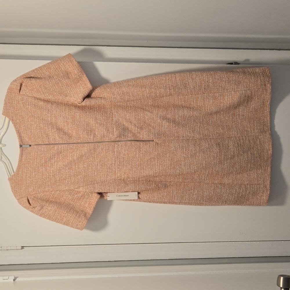 Beautiful Peachy-pink Calvin Klein Dress - Picture 6 of 8